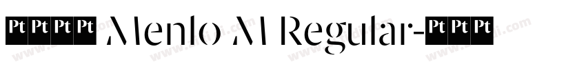 微软雅黑 Menlo M Regular字体转换